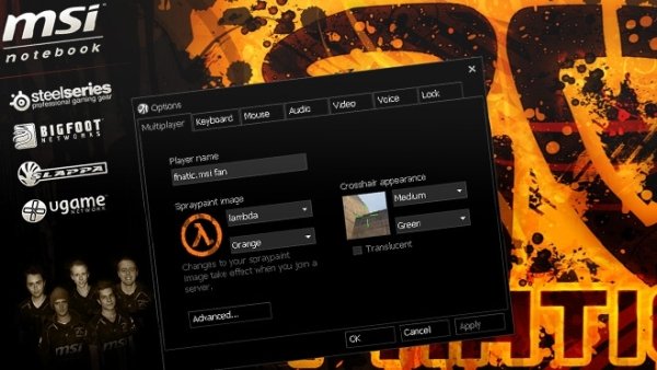 Fnatic GUI